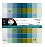 EK Success Color Sense Waterfall Tonal Assortment Cardstock Pack (CSCTPP4)