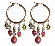 Garden Hoop Earrings
