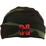 Nebraska Cornhuskers Newborn Camouflage Knit Beanie