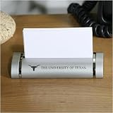 Texas Longhorns Metallic Brushed Business Card Holder