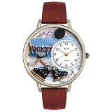 Hockey Mom Watch in Silver (Unisex)