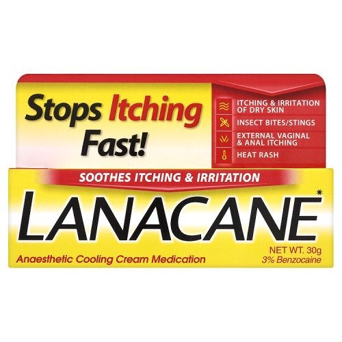 Lanacane Medicated Cream Tube 30g