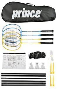 Prince Strike 4 Player Badminton Set