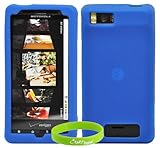 CrazyOnDigital Accessories Blue Silicon Skin Case Protector for New Motorol ....