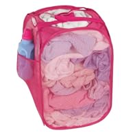 DAZZ Deluxe Pop-Up Hamper, Pink