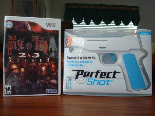 Nyko Perfect Shot Gun & House Of The Dead 2 & 3 Return For the Nintendo Wii