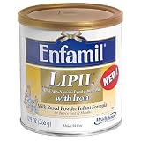 Enfamil Lipil Milk-Based Infant Formula with Iron, Powder (Case Pack, Six-12.9 Ounce Cans)