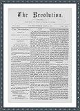 Historic Print (S): [First page of first issue of The Revolution, the organ of the National Party of New Ame