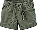 Carters Toddler Girls Pull-On Fashion Shorts 3T Olive green