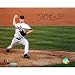 John Maine Autographed New York Mets White Jersey 16x20 Photograph