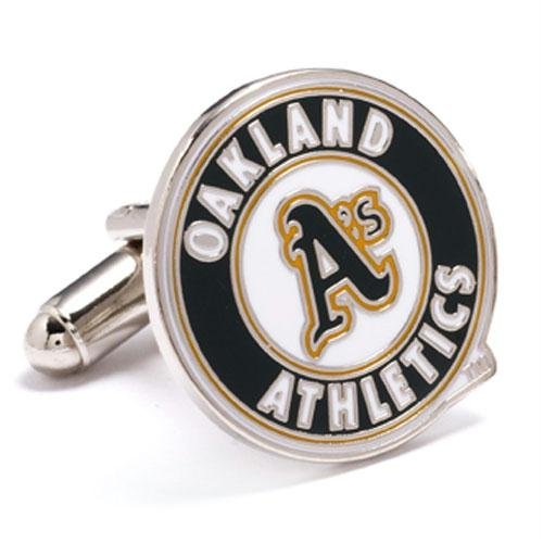 Oakland A's MLB Logo'd Executive Cufflinks w/Jewelry Box