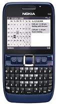 Nokia E63 ultramarine blue (QWERTZ-Tastatur, Ovi, UKW-Stereo-Radio, UMTS, GPRS, Nokia Maps, 2 MP) Smartphone