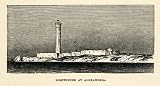 1904 Print Lighthouse Pharos Alexandria Egypt Mediterranean Seven Wonders Harbor - Original Halftone Print