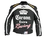 Joe Rocket Corona Racing Superstock Replica Mens Textile Motorcycle Jacket Black/White/Yellow XL