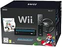 Nintendo Wii "Mario Kart Pack" - Konsole inkl. Mario Kart, Wii Wheel, Remote Plus Controller, schwarz