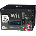 Nintendo Wii "Mario Kart Pack" - Konsole inkl. Mario Kart, Wii Wheel, Remote Plus Controller, schwarz