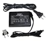 HQRP Replacement AC Adapter / Charger for JVC GZ-MG330 / GZMG330 (Black / Silver / Blue) Everio Camcorder with USA Cord & Euro Plug Adapter
