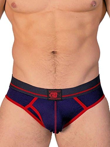 GB2/GBGB BB Bubble Butt Jock Brief Underwear Athletic Supporter Purple/Red Large