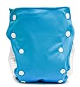 Babykicks 3G Pocket Diaper, Azure/White Snaps