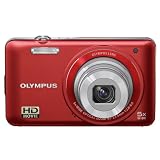 Olympus – VG-130 – Appareil Photo Numérique – 14 Mpix – Zoom 5x – Mode iAuto – Métal – Rouge