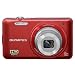 Olympus VG-130 Digitalkamera (14 Megapixel, 5-fach opt. Zoom, 7,6 cm (3 Zoll) Display, bildstabilisiert) rot