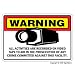 SECURITY CAMERA SIGNS ~Sign~burglar video warning