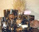 Michael Angelo marble bathroom accessory set 7 pcs