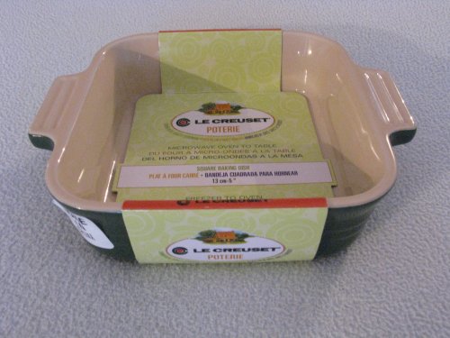 Le Creuset Stoneware Fennel Baking Dish 5 Inches Square