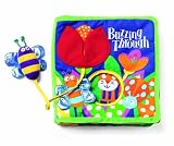 Manhattan Toy Soft Activity Book with Tethered Toy, Buzzing Through
