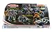 Hasbro Year 2010 Transformers Movie Series 3 "Dark of the Moon" Exclusive MechTech Human Alliance Series Robot Action Figure Set - AUTOBOT DAREDEVIL SQUAD with 6 Inch Tall Deluxe BUMBLEBEE (Vehicle Mode: Camaro Concept) and 4 Inch Tall Scout Class BACKFIRE (Vehicle Mode: Trike) Plus Sam Witwicky Minifigure and Autobot Alliance Patch_s-3