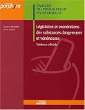 L�gislation et exon�rations des substances dangereuses et v�n�neuses : Tableaux officiels