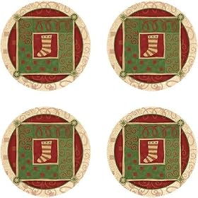 Christmas Joy Drink Coasters - Style VCR24 by Thirstystone