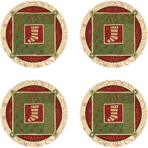 Christmas Joy Drink Coasters - Style VCR24 by