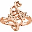 14K Rose Gold Mother's Ring - 4 Gemstone -- YOU CHOOSE THE COLORS!