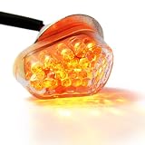 Amber LED Light Clear Lens Turn Signals For Suzuki DL650 V-Strom 650 DL1000 V-Strom... by OEM