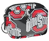 OSU Logo Ohio State Buckeyes Micro Purse Coin Key ID Case CHRISTMAS GIFT IDEA for Him Her Men Man Women Ladies Students Runners Joggers Walkers Fits most Digital Cameras, Running Accessories Travel STOCKING STUFFER