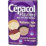 Cepacol Fizzlers -- Grape Flavored Sore Throat Relief Tablets -- 12 count