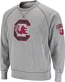 South Carolina Gamecocks Heather Grey Outlaw Crewneck Sweatshirt