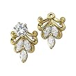 14K Yellow Gold Diamond Earring Jackets - 0.90 Ct.