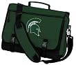 Michigan State University Messenger Bag Green MSU Spartans Logo School Bag or Briefcase Laptop Bags - Best Unique GIFT IDEA for Men Man Ladies Him Her Students Alumni Women Teens