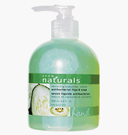 Avon NATURALS Cucumber Melon Antibacterial Liquid Soap Cucumber Melon