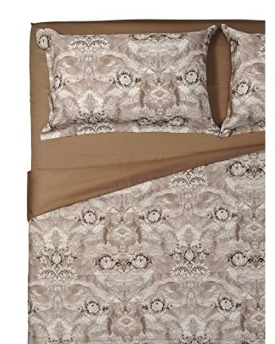 Roberto Cavalli Completo Copripiumino Rosa Rinascimentale