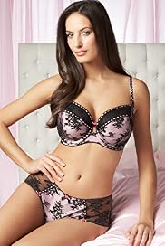 Ceriso Floral Embroidered Non-Padded Balcony DD-G Bra