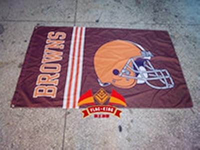 Browns flag NFL Cleveland Browns flag Cleveland Browns Rugby banner Cleveland Browns football banner--polyster flags,Brass Grommets ,Anti-UV,Digital Printing--NFL flags 3 X 5 Ft