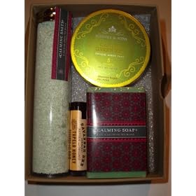 Harney & Sons Canton Green Spa Box - Tea, Bath Salts, Lip Balm and Scented Soap