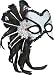 Ladies White Feather Mardi Gras Mask
