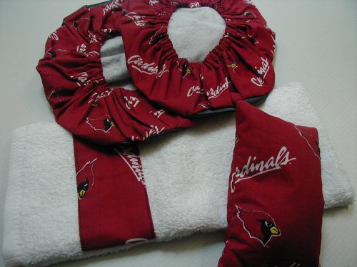 Childrens Toyshop  Sporting Goods : Arizona Cardinals Fabric Shoe Cover Rosin Bag Towel Set