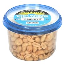 Klein's Naturals Peanuts, Roasted, Unsalted, 10-Ounce Containers (Pack of 6)