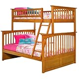 Columbia Twin Over Full Bunk Bed - Caramel Latte