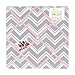 Sweet Jojo Designs Pink and Gray Chevron Zig Zag Fabric Memory/Memo Photo Bulletin Board